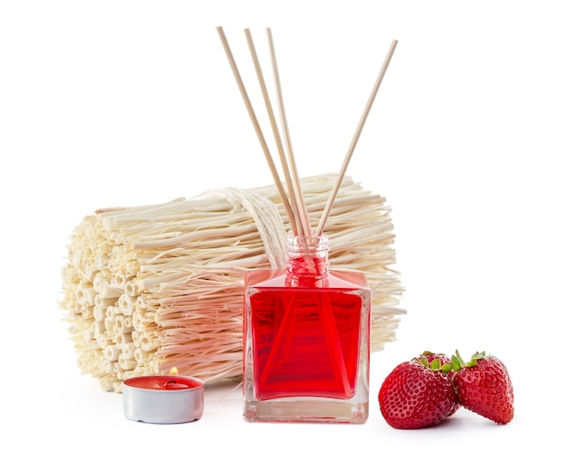 Fragrance Diffuser Set of bottle with aroma sticks (reed diffusers)