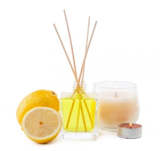 Fragrance sticks or bottle Scent diffuser with Lemon