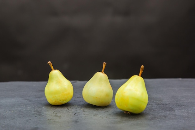 Fragrant handmade soap in the form of juicy pears