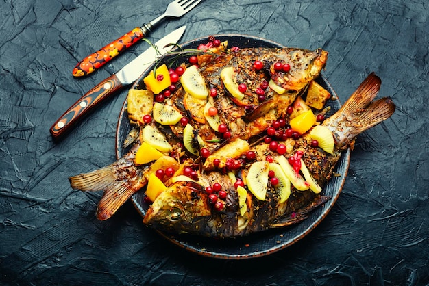 Fragrant roasted fish