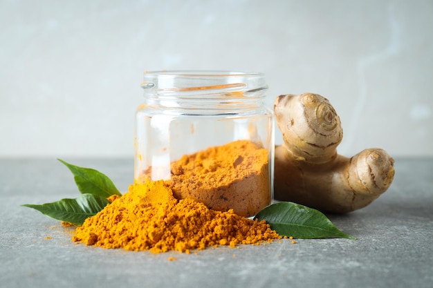 Fragrant seasoning turmeric one of the main ingredients in Indian curry