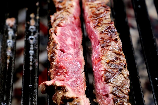 Fraldinha Gegrilde BBQ Braziliaanse Steak Vlees in Barbecue