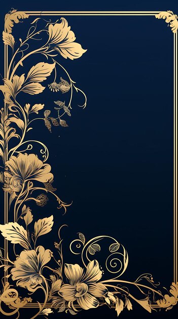 Frame 2D Vector Design Elegant Creatief van een sierlijke luxe gouden foto Dure decoratieve