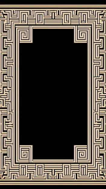 Frame 2D Vector Design Elegant Creative of an Ornate Luxurious Gold Picture Expensive Decorative