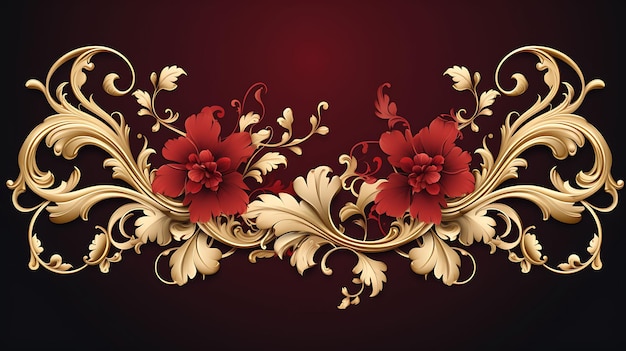 Frame 2D Vector Design Elegant Creative of an Ornate Luxurious Gold Picture Expensive Decorative