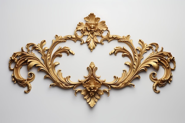 Frame 2D Vector Design Elegant Creative of an Ornate Luxurious Gold Picture Expensive Decorative