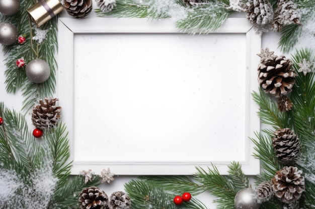 Frame of Christmas with copy space