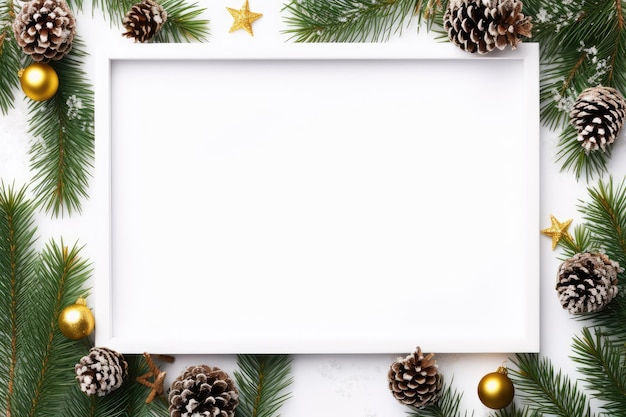 Frame of Christmas with copy space