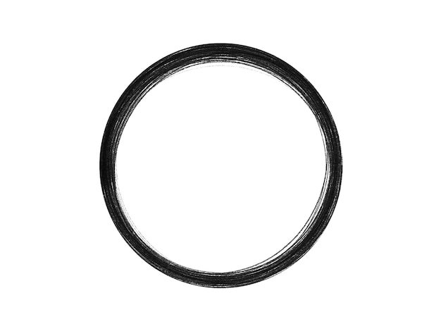 Photo frame circle abstract background