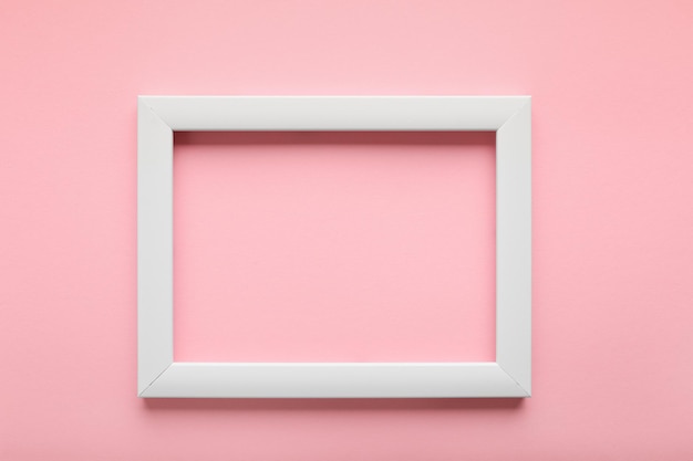 Frame on color paper background