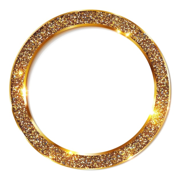 frame glitter two circle shape accessories accessory ornament