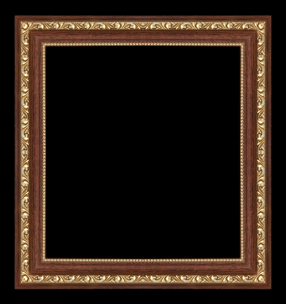 Frame isolated on a black background.