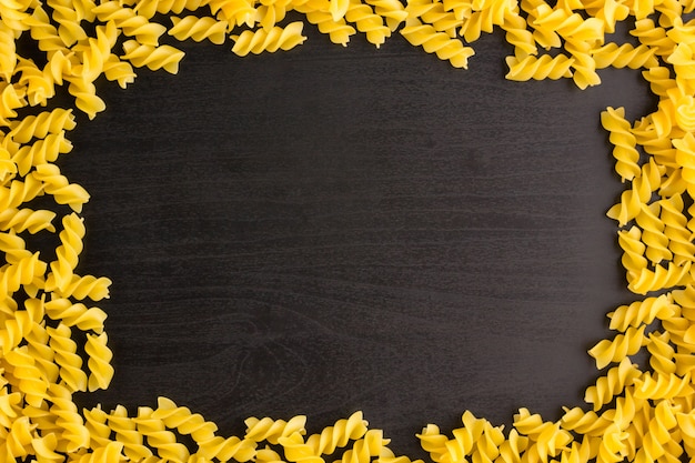 Frame made of pasta