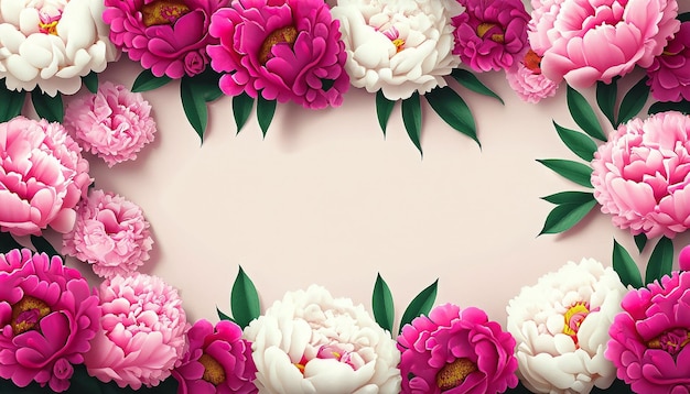 Frame met bloemen