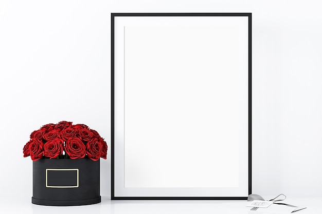 Frame mockup a4 voor felicitaties