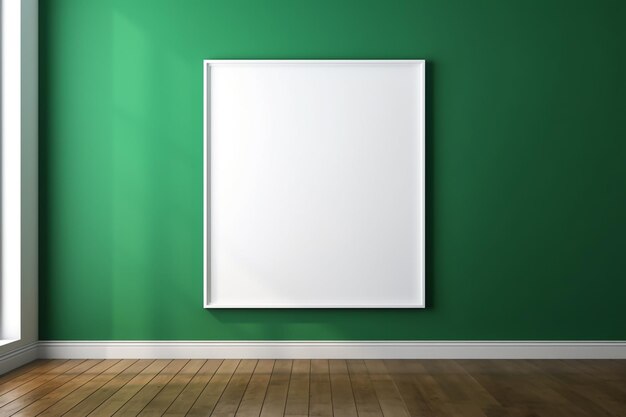 Frame mockup in minimal design room Photo frame mockup Blank painting frame for product display