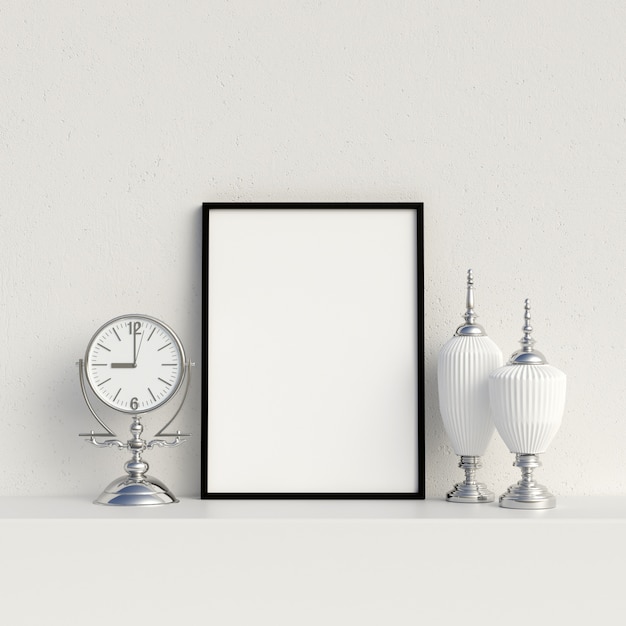 Frame Mockup Poster Mockup met decoratie