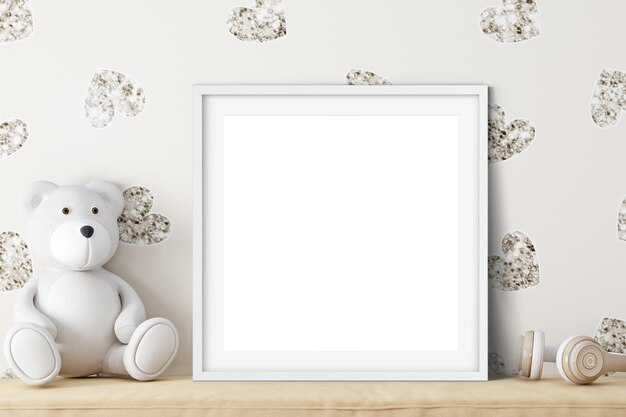 Frame mockup and valentine\'s day