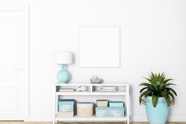 Frame mockup woonkamer