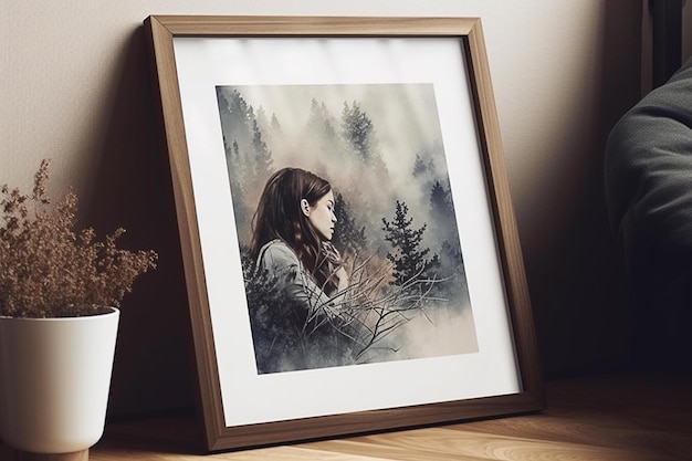 Foto frame mockup