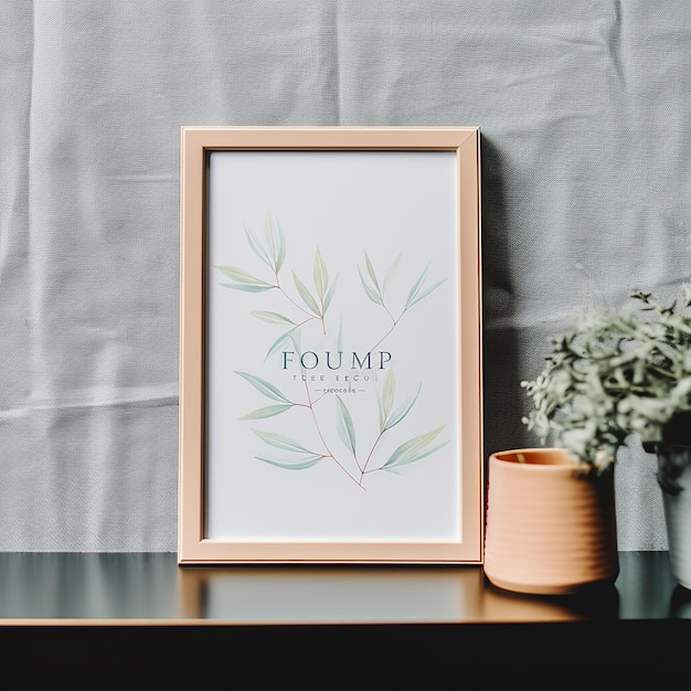 Photo frame mockup