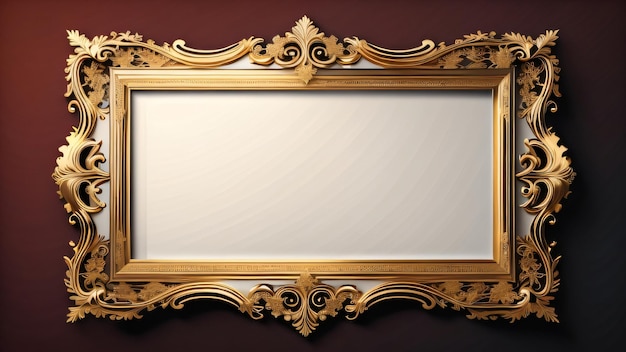 Frame ontwerp potho frames gouden hout Illustratie digitale kunst kunst