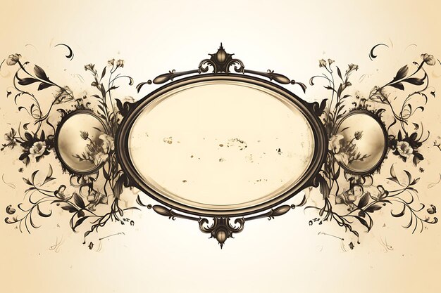 Frame Retro Vintage Style Vector Designs Featuring Ornate Decorative Embellishments and Creative