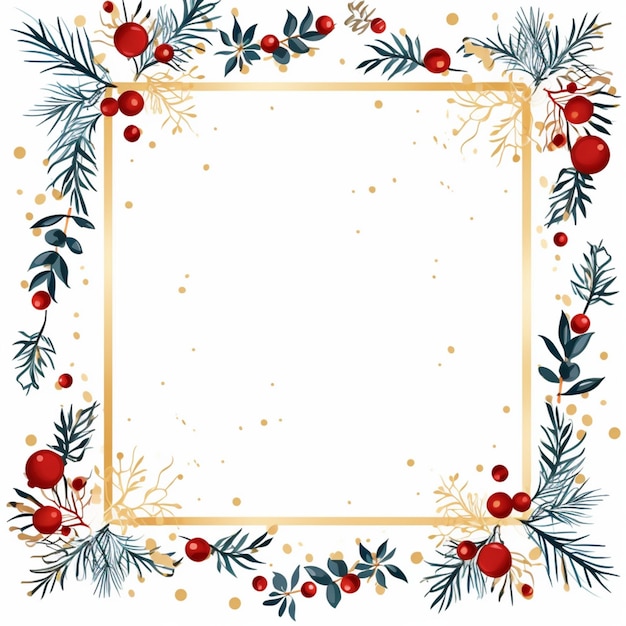 frame template for christmas season celebration