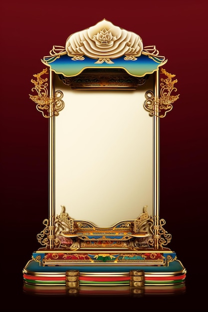 A frame that has the word feng shui on it