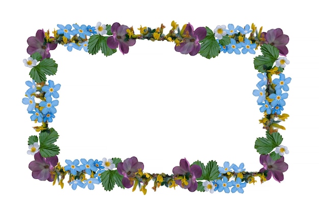 Frame van bloemen