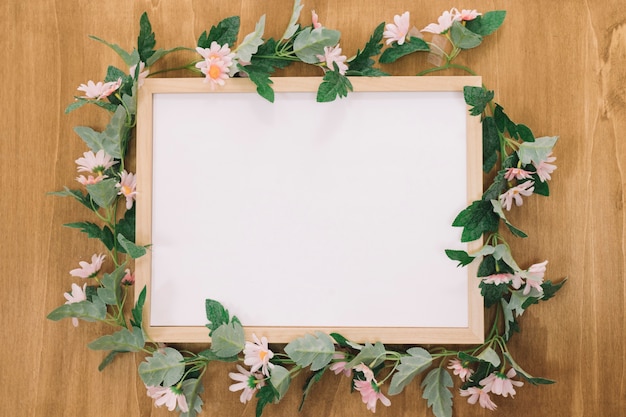 Foto frame versierd met rozen