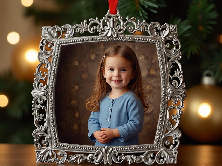 Foto frame voor ornamenten