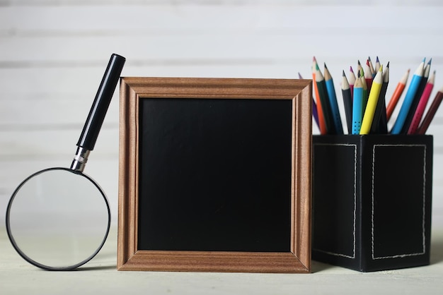 Frame voor tekstboeken en horloge