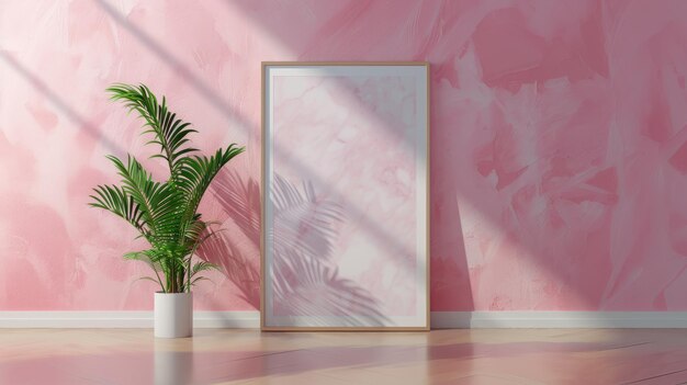 Premium Photo | Frame on the wall in the interior