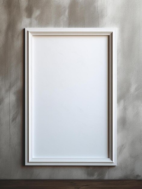 a frame on a wall that says  blank