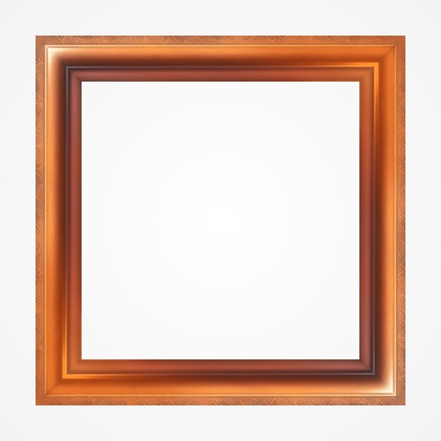 frame on a white background