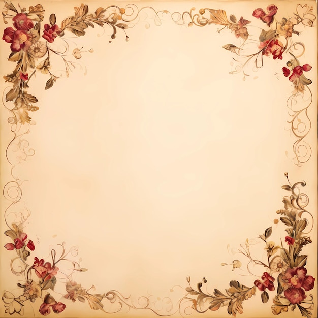 A frame with flowers and a frame that says " the center of the frame ".