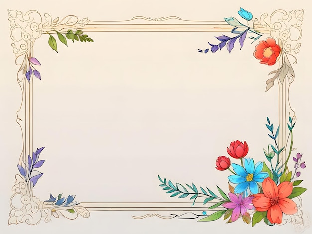 a frame with flowers on it and a frame that says flowers