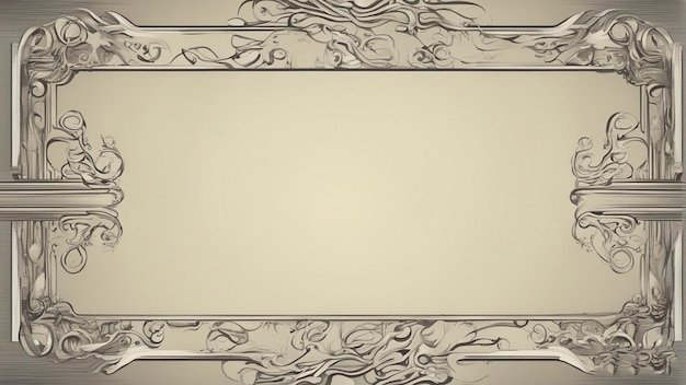 a frame with a gold design on it Cute Aesthetic Wallpapers Images