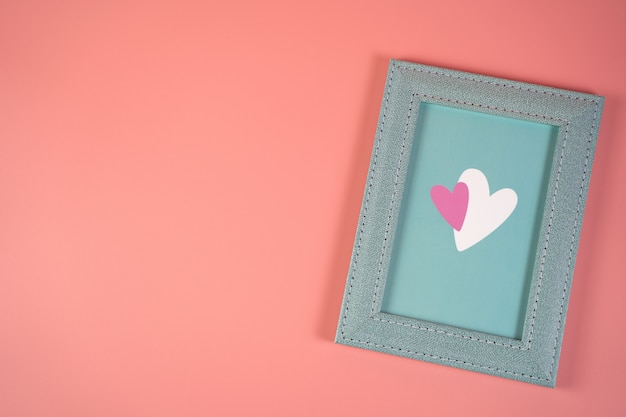 Frame with hearts