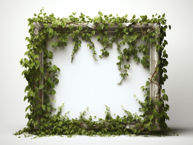 Frame with leaves