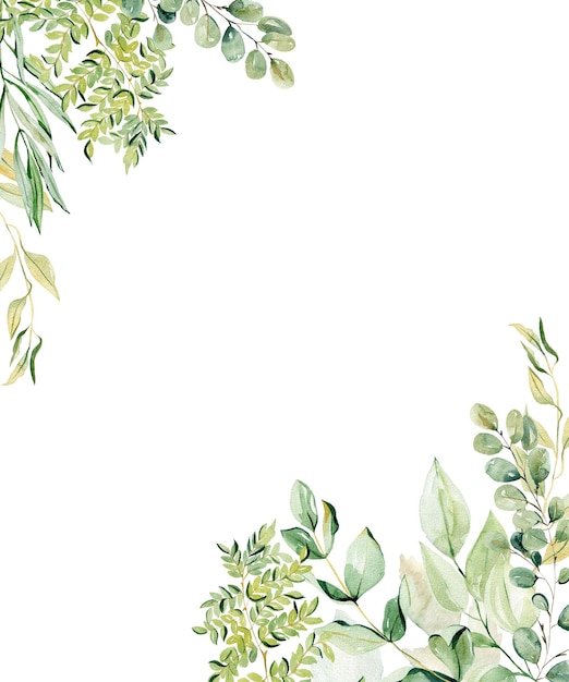 Winter Greenery Watercolor Pack – Free Design Resources