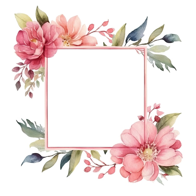 A frame with pink flowers and a frame with a frame that says " spring ".