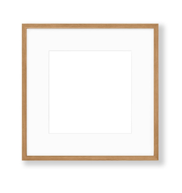 A frame with a white background and a white border.