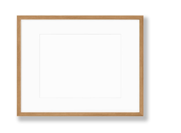 A frame with a white background and a white border.