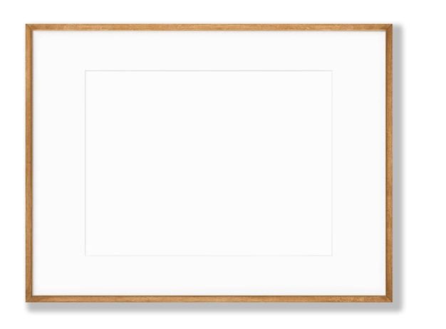 Photo a frame with a white background and a white border.