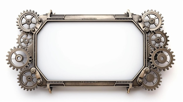 A frame with the word " lg " on it