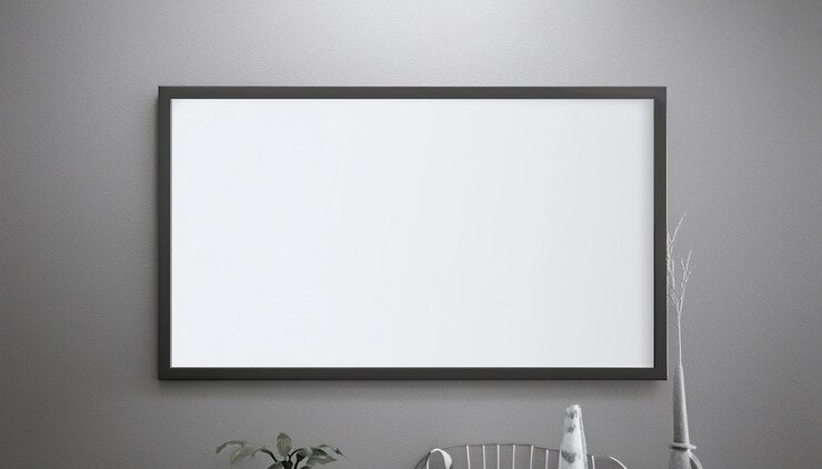 a framed advertising mockup