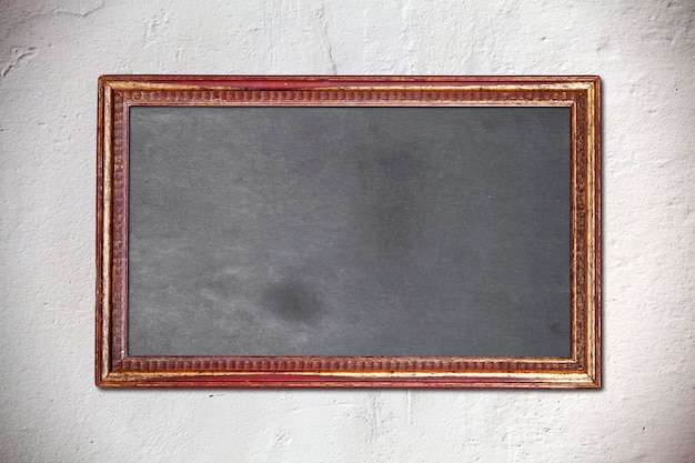 Photo framed blackboard with copy space