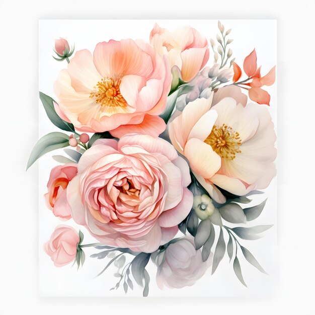 a framed painting of roses with the words  spring  on it